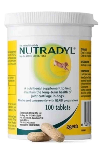 Zoetis Nutradyl Köpek Vitamini 100 Tablet - 1